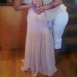 Baby Pink Maxi Skirt